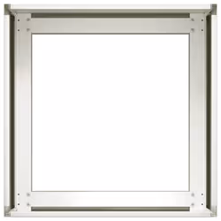 VidaXL 860795 fioriera Acciaio Bianco - Vista aggiuntiva 5