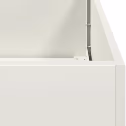 VidaXL 860795 fioriera Acciaio Bianco - Vista aggiuntiva 6