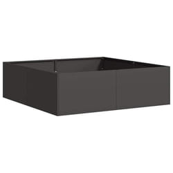 VidaXL 860808 fioriera Acciaio Nero