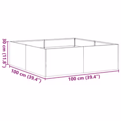VidaXL 860810 fioriera Acciaio Antracite - Vista aggiuntiva 8