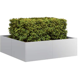 Vidaxl - Fioriera 100x100x30 cm in Acciaio Zincato 946941