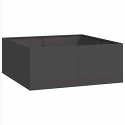 VidaXL 860815 fioriera Acciaio Nero
