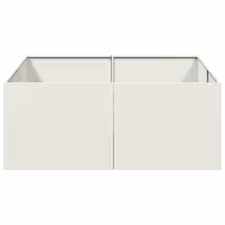 VidaXL 860816 fioriera Acciaio Bianco - Vista aggiuntiva 4