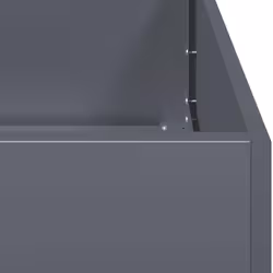 VidaXL 860817 fioriera Acciaio Antracite - Vista aggiuntiva 6