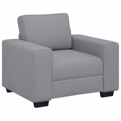vidaXL Set di Divani 3 pz con Cuscini Grigio Chiaro in Tessuto - Vista aggiuntiva 3