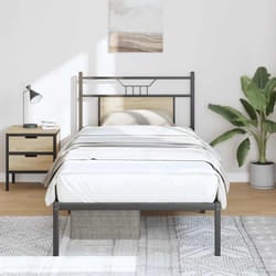 vidaXL Giroletto senza Materasso Rovere Sonoma 90x200 cm in Truciolato