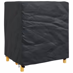 vidaXL Copertura per mobili da esterno Nero 116 x 100 x 120 cm 210D - Vista aggiuntiva 3