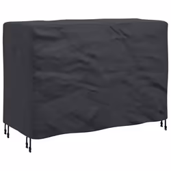 vidaXL Copertura per mobili da esterno Nero 140 x 70 x 90 cm 210D - Vista aggiuntiva 2