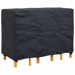 vidaXL Copertura per mobili da esterno Nero 140 x 70 x 90 cm 210D - Vista aggiuntiva 3