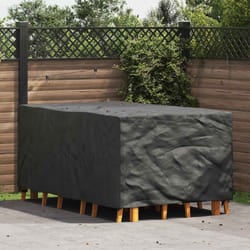 vidaXL Copertura per mobili da esterno Nero 143 x 225 x 90 cm 600D