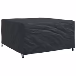 vidaXL Copertura per mobili da esterno Nero 180 x 190 x 85 cm 210D - Vista aggiuntiva 2