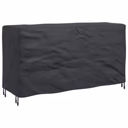 vidaXL Copertura per mobili da esterno Nero 180 x 70 x 90 cm 420D - Vista aggiuntiva 2