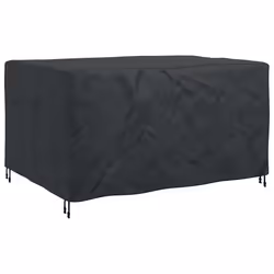 vidaXL Copertura per mobili da esterno Nero 180 x 150 x 85 cm 210D - Vista aggiuntiva 2