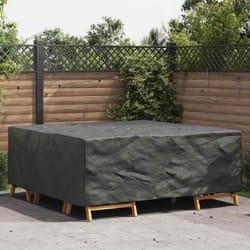 vidaXL Copertura per mobili da esterno Nero 200 x 200 x 90 cm 420D