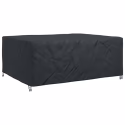 vidaXL Copertura per mobili da esterno Nero 220 x 190 x 85 cm 210D - Vista aggiuntiva 2