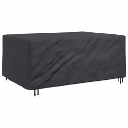 vidaXL Copertura per mobili da esterno Nero 230 x 165 x 80 cm 420D - Vista aggiuntiva 2