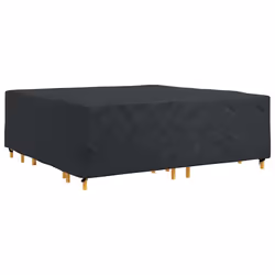 vidaXL Copertura per mobili da esterno Nero 235 x 235 x 70 cm 420D - Vista aggiuntiva 3