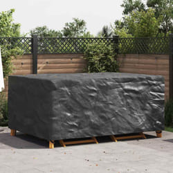 vidaXL Copertura per mobili da esterno Nero 240 x 180 x 100 cm 210D