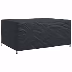 vidaXL Copertura per mobili da esterno Nero 240 x 180 x 100 cm 210D - Vista aggiuntiva 2