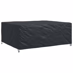 vidaXL Copertura per mobili da esterno Nero 250 x 210 x 70 cm 600D - Vista aggiuntiva 2