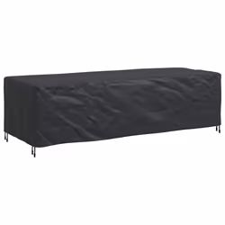 vidaXL Copertura per mobili da esterno Nero 270 x 110 x 70 cm 210D - Vista aggiuntiva 2