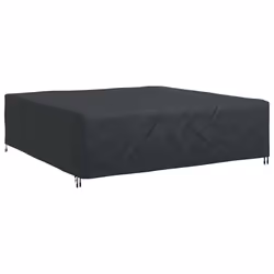 vidaXL Copertura per mobili da esterno Nero 275 x 275 x 70 cm 210D - Vista aggiuntiva 2