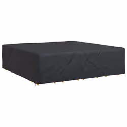 vidaXL Copertura per mobili da esterno Nero 275 x 275 x 70 cm 600D - Vista aggiuntiva 3