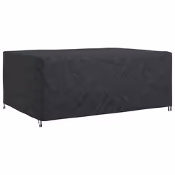 vidaXL Copertura per mobili da esterno Nero 280 x 204 x 106 cm 210D - Vista aggiuntiva 2