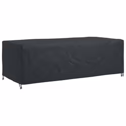 vidaXL Copertura per mobili da esterno Nero 300 x 110 x 70 cm 210D - Vista aggiuntiva 2