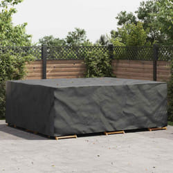 vidaXL Copertura per mobili da esterno Nero 300 x 250 x 70 cm 600D