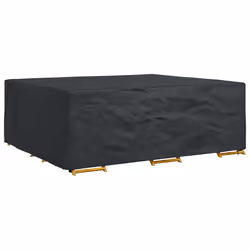 vidaXL Copertura per mobili da esterno Nero 300 x 250 x 100 cm 210D - Vista aggiuntiva 3