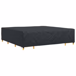 vidaXL Copertura per mobili da esterno Nero 300 x 300 x 70 cm 210D - Vista aggiuntiva 3