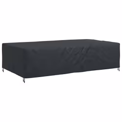 vidaXL Copertura per mobili da esterno Nero 305 x 190 x 85 cm 600D - Vista aggiuntiva 2