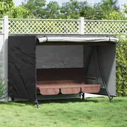 vidaXL Copertura per dondolo da esterno 220 x 125 x 170 cm