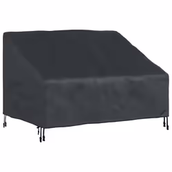vidaXL Copertura per panchina da giardino 130 x 95 x 40 / 80 cm - Vista aggiuntiva 2