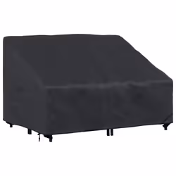 vidaXL Copertura per panchina da giardino 130 x 95 x 40 / 80 cm - Vista aggiuntiva 3