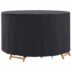 vidaXL Copertura per mobili da esterno 157 x 157 x 71 cm Tessuto 210D - Vista aggiuntiva 3