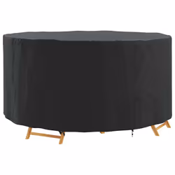 vidaXL Copertura per mobili da esterno 182 x 182 x 85 cm Tessuto 210D - Vista aggiuntiva 3