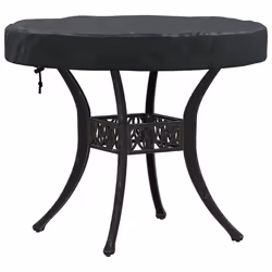vidaXL Copertura per Tavolo da Esterno 72 x 72 x 10 cm Tessuto 420D - Vista aggiuntiva 3
