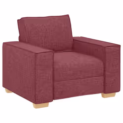 vidaXL Poltrona Divano Rosso Vino 60 cm Tessuto - Vista aggiuntiva 2