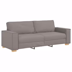 vidaXL Divano a 3 posti tortora 180 cm in tessuto - Vista aggiuntiva 2