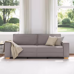 vidaXL Divano a 3 posti tortora 180 cm in tessuto - Vista aggiuntiva 3