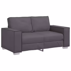 vidaXL Poltrona divano Grigio 160 x 78 x 84 cm Pelle Artificiale - Vista aggiuntiva 2