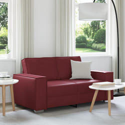 Vidaxl - Divanetto Rosso Vino 120 cm in Pelle Sintetica