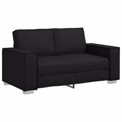 vidaXL Poltrona divano Nero 160 x 78 x 84 cm Pelle Artificiale - Vista aggiuntiva 2
