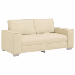 vidaXL Poltrona divano Crema 180 x 78 x 84 cm Pelle Artificiale - Vista aggiuntiva 2
