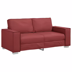 vidaXL Poltrona divano Rosso Vino 180 x 78 x 84 cm Pelle Artificiale - Vista aggiuntiva 2