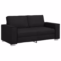 vidaXL Poltrona divano Nero 180 x 78 x 84 cm Pelle Artificiale - Vista aggiuntiva 2