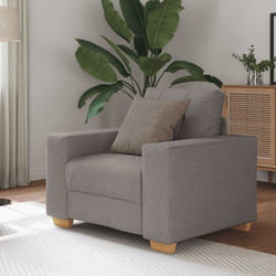 vidaXL Poltrona Tortora 60 cm in Tessuto