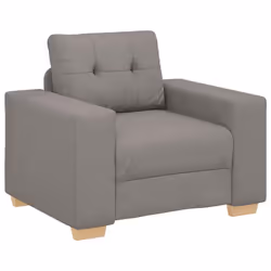 vidaXL Poltrona Tortora 60 cm in Tessuto - Vista aggiuntiva 2